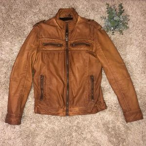 Faux leather jacket